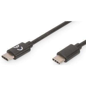 USB 3.0 Anschlusskabel, USB-C - USB-C Stecker, 1, 0 m DIGITUS AK-300138-010-S (4016032368939)