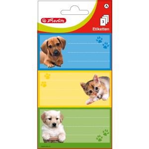 Buchetiketten Tiere, 78 x 42 mm herlitz 300000466 (4008110830216)