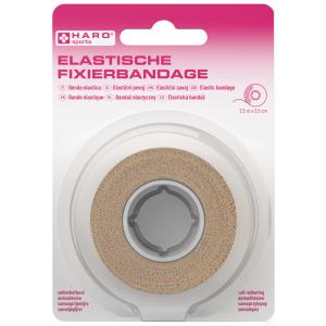 Elastische Fixierbandage, 25 mm x 2, 5 m, beige HARO 10065 (4062191100651)