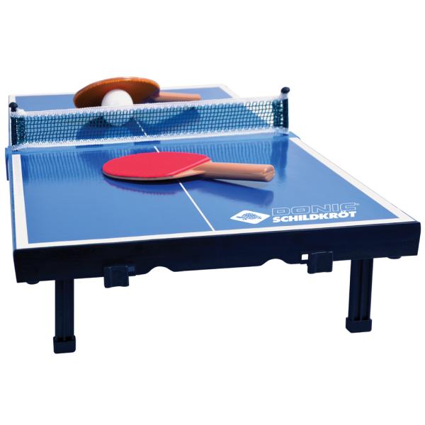 Mini-Tischtennis Tisch-Set, blau DONIC SCHILDKRÖT 838576 (4000885385762)
