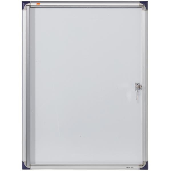 Schaukasten, extraflach, Metall-Rückwand, 4 x DIN A4 nobo 1900846 (5028252108263)