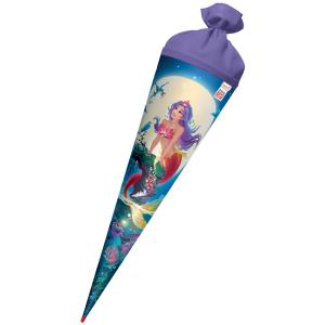 Schultüte 'Magische Meerjungfrau', rund, 700 mm, Folie ROTH 677487 (4028279870175)