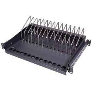 LogiLink 19' Fachboden für Notebooks/ Tablets/ Smartphones SF100B (4052792075007)