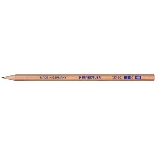 Bleistift Natur, sechseckig, Härtegrad: HB STAEDTLER 123 60-2 (4007817110652)