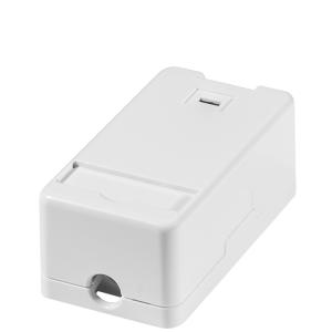 LogiLink Aufputzdose für Keystone Module, 2-fach, weiß NK4080 (4052792076394)