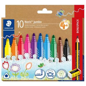 Fasermaler Noris jumbo, Bonuspack STAEDTLER 328-B C10P (4007817153178)