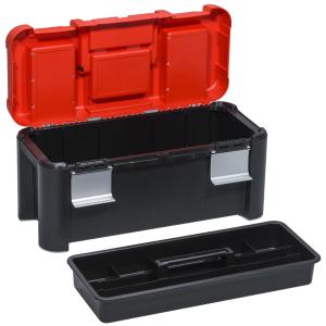 Werkzeugkoffer McPlus Alu 25, PP, rot/ schwarz allit 457022 (4005187570229)