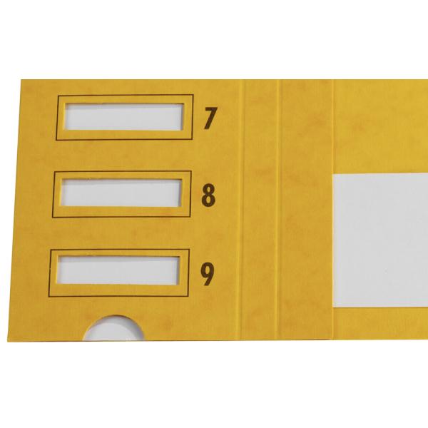 Ordnungsmappe Junior, 24 Fächer, mit Zahlenskala, blau emey 37.24 Bleu (3170183724066)