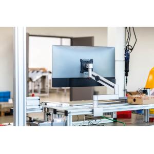 Monitorwandhalter mit Arm für 1 Monitor silber Tischklemme DURABLE 508323 (4005546998138)