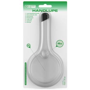 Lupe mit Griff, rund, Durchmesser: 75 mm, transparent HARO 10023 (4062191100231)