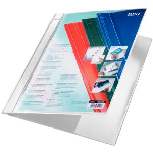 Schnellhefter Exquisit mit Präsentationstasche, weiß LEITZ 4193-00-01 (4002432341160)