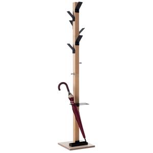 Garderobenständer EasyCloth Modell A 6 Haken 2 Knöpfe Schirmständer Holz blau PECPP.06 (3660141260199)