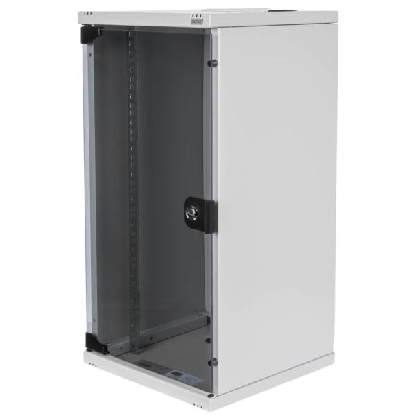 10' Wandverteiler, 12HE, (B)312 x (H)300 mm, grau DIGITUS DN-10-12U (4016032474241)