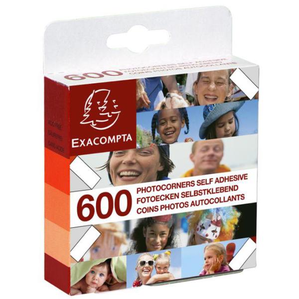 Foto-Ecken, transparent, selbstklebend EXACOMPTA 12990E (3130630129905)