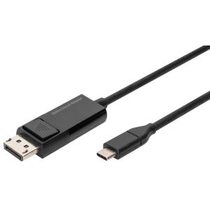USB Typ C auf DisplayPort Bidirektional Adapterkabel DIGITUS AK-300334-020-S (4016032481072)