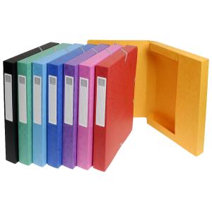 Sammelbox, Rückenbreite: 80 mm, farbig sortiert EXACOMPTA 50830E (3130630508304)