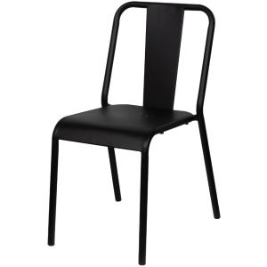 Outdoor-Besucherstuhl ARTY, 2er Set, schwarz PAPERFLOW CHARTYOX2.01 (3660141962772)