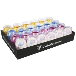 Ringelband-Eiknäuel, perlmutt sortiert Clairefontaine 612696C (3329686126963)