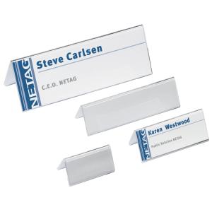 Tisch-Namensschild, Dach-Form, aus Acryl DURABLE 8034-19 (4005546803951)
