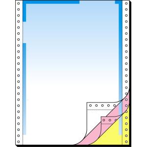 Computer-Briefbogen endlos, Farbverlauf blau, 2-fach sigel 26246 (4004360262463)