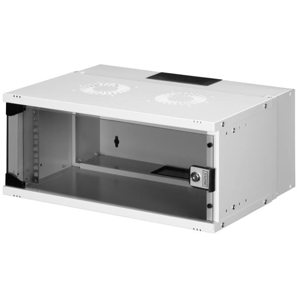 19' Wandgehäuse SOHO PRO, (B)540 x (T)400 mm, 4HE DIGITUS DN-49201 (4016032493693)