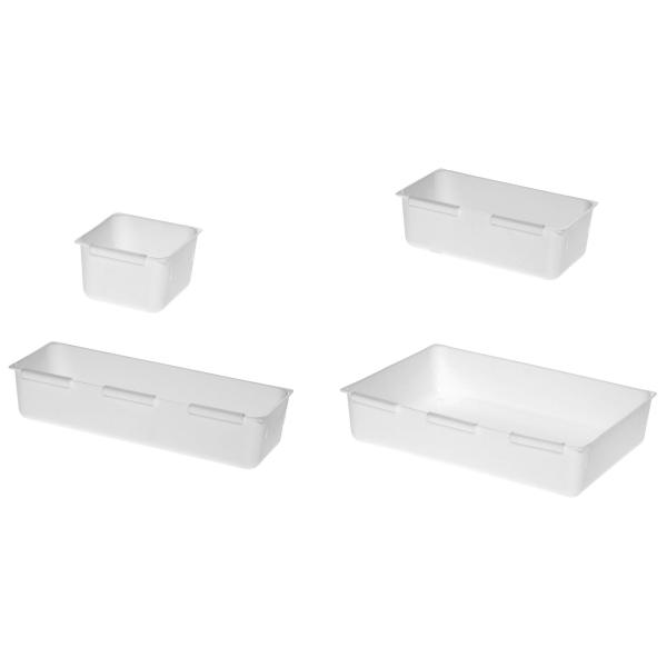 Schubladeneinsatz Modul 3, weiß plast team 270802 (5701922002770)