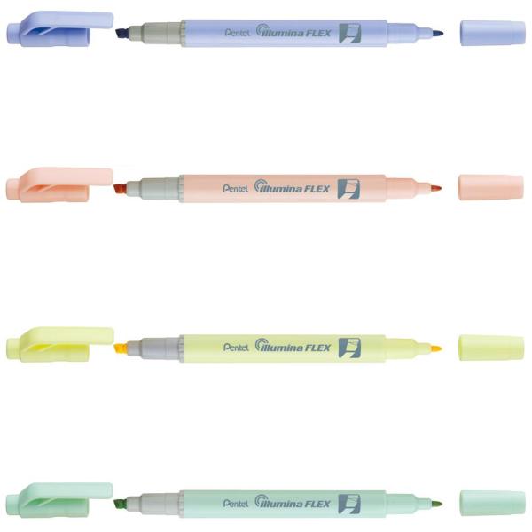 Textmarker Illumina Flex Pastel, pastellhellgrün Pentel SLW11P-KE (4711577053783)