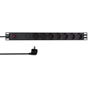 LogiLink 19' Steckdosenleiste, 7-fach, mit Netzfilter & PDU7C02 (4052792068733)