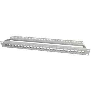 LogiLink 19' Keystone Patch Panel, ungeschirmt, lichtgrau NK4044 (4052792027983)