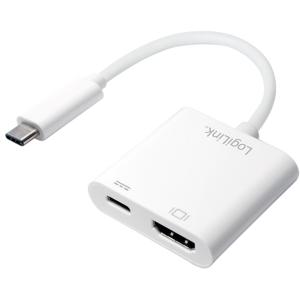 USB-C - HDMI Ladeadapter, weiß LogiLink UA0257 (4052792038705)