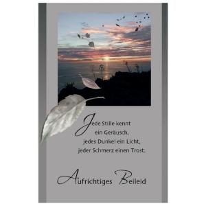 Trauerkarte 'Sonnenuntergang' SUSY CARD 40036342 (4050498289179)