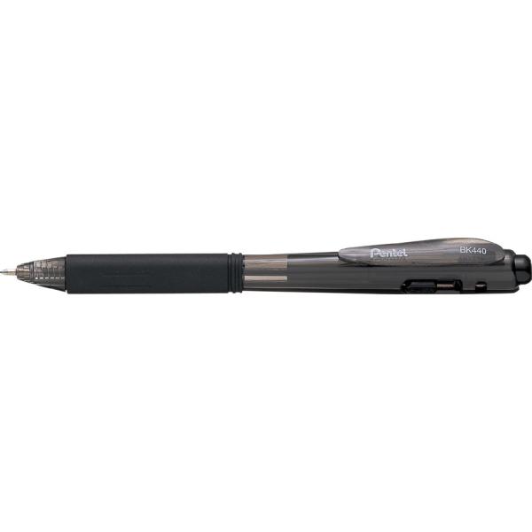 Pentel Kugelschreiber Bk440 Lila/transparent, Schreibfarbe: Lila, 1 St. BK440-V (0072512235829)