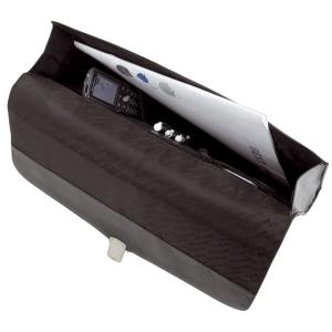 College-Mappe 'UDINE', Leder, schwarz Alassio 41016 (4021068410163)