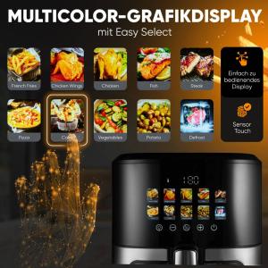Heißluft-Fritteuse PC-FR 1286 H, 6, 5 Liter PROFI COOK 501286 (4006160128611)