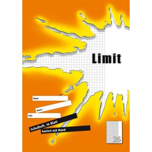 Limit Schulheft, DIN A4, Lineatur 27 / 9 mm liniert LIMIT 100050512 (4021666010253)