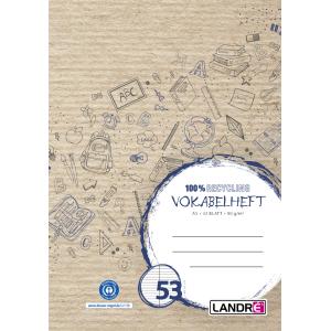 Vokabelheft Recycling, DIN A5, 2-spaltig, 32 Blatt LANDRÉ 400146772 (4006144033535)