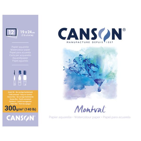 Canson Aquarellblock Montval 24,0 X 32,0 Cm C200006544 (3148950065445)