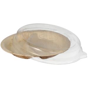 Palmblatt-Teller mit Deckel, 2-geteilt, 300 ml STARPAK 88997 (4002911730669)