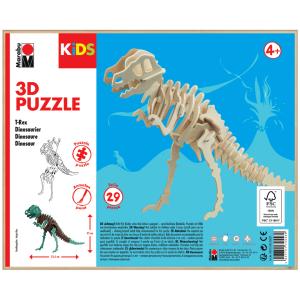 KiDS 3D Puzzle 'T-Rex Dinosaurier', 29 Teile Marabu 0317000000021 (4007751745569)