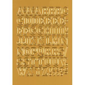 Buchstaben-Sticker A-Z, Folie gold, 12 mm hoch HERMA 4183 (4008705041836)