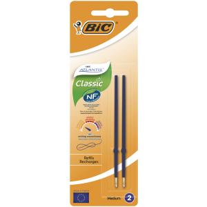 BIC Kugelschreiber-Minen Atlantis Classic, schwarz, M Bic 893678 (3086123259447)