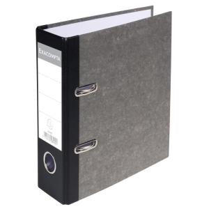 Ordner Wolkenmarmor, DIN A5 hoch, 70 mm, schwarz EXACOMPTA 53210E (3130630532101)