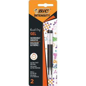 BIC Gelschreiber-Minen Intensity Quick Dry, S, schwarz Bic 967263 (3086123542396)