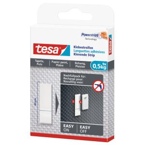 Powerstrips Klebestreifen für Tapete/ Putz, transparent tesa 77770-00000-20 (4042448340443)