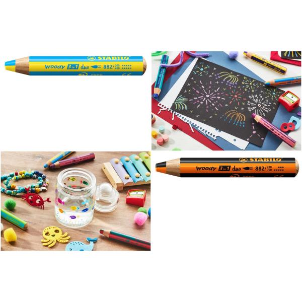 Multitalentstift woody 3 in 1 duo, hellgrün/ braun STABILO 882/570-630 (4006381603706)