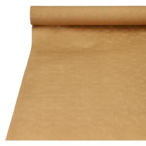 Damast-Tischtuch, (B)1, 0 x (L)25 m, natur PAPSTAR 89256 (4002911563427)