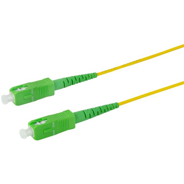 LogiLink LWL Patchkabel, 2x SC-Simplex, OS2, 0, 5 m, gelb FPSSC00 (4052792066227)