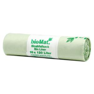 Bio-Abfallsack, 120 Liter, grün bioMAT 97003 (9007730000455)