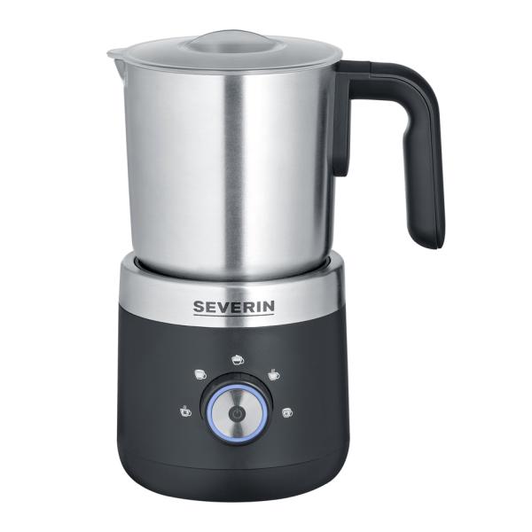 Milchaufschäumer SM 3588, Edelstahl / schwarz SEVERIN (4008146041754)