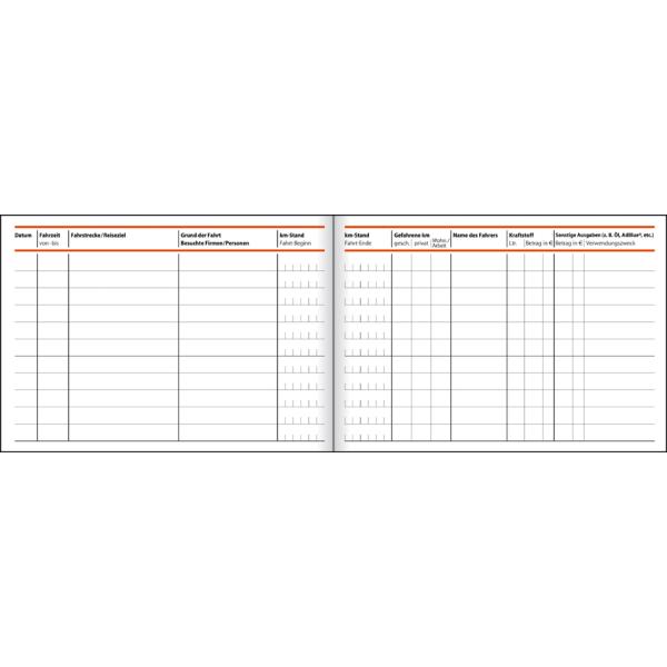 Formularbuch 'Fahrtenbuch Pkw' mit GRATIS Parkscheibe sigel T1096 (4004360894534)